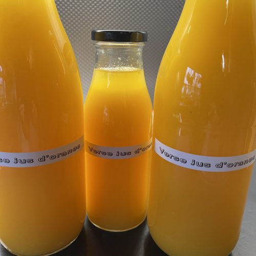 verse jus d'orange